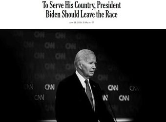 Estados Unidos: un editorial de The New York Times le pidió a Joe Biden que renuncie a su candidatura para “servir al país”