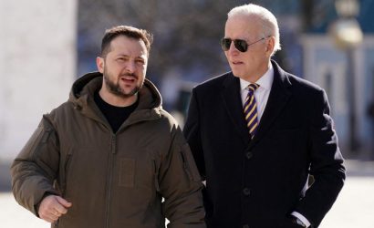 Ucrania: Biden visita Kiev antes del aniversario de la guerra de Rusia