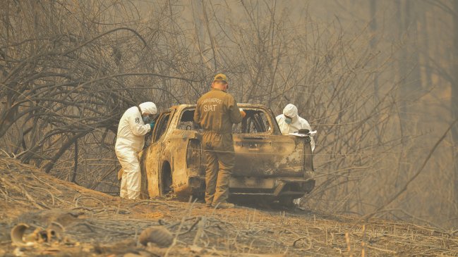 Aumenta a 24 cifra de muertos por incendios forestales en Chile