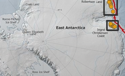 Los científicos descubren que 2.000 km de la costa antártica están cubiertos por hielos estables durante 85 años