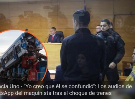 «Yo creo que él se confundió»: Revelan los audios de WhatsApp del maquinista tras el choque de trenes