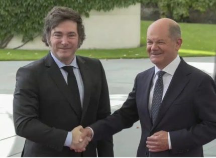 Scholz recibió a Milei en Berlín: abordaron las reformas en Argentina y el tema Mercosur