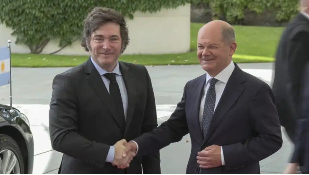 Scholz recibió a Milei en Berlín: abordaron las reformas en Argentina y el tema Mercosur