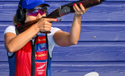 Francisca Crovetto tuvo un brillante estreno en el tiro skeet de París 2024