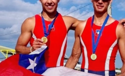 Felipe Guerra y Manuel Fernández se coronaron campeones mundiales sub 23 de remo en Canadá