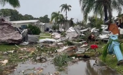 La destrucción del tornado en St. Lucie: el peor saldo del paso del huracán Milton por Florida