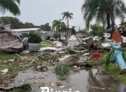 La destrucción del tornado en St. Lucie: el peor saldo del paso del huracán Milton por Florida