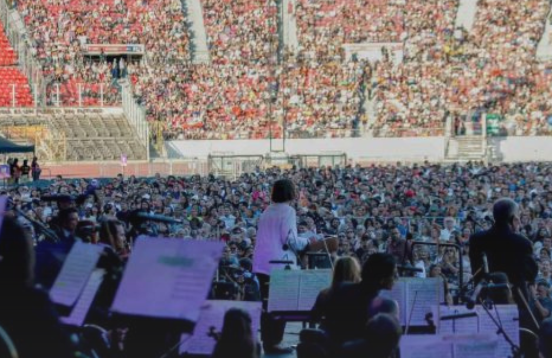 Concierto reunió a más de 35 mil personas con la Novena Sinfonía de Beethoven en el Estadio Nacional