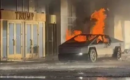 Explota una Cybertruck de Tesla con fuegos artificiales, tanques de gas y combustible frente al Hotel Trump en Las Vegas