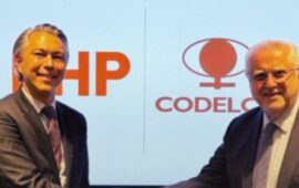 Codelco firma acuerdo con BHP para que explore terreno y analice un posible proyecto minero conjunto