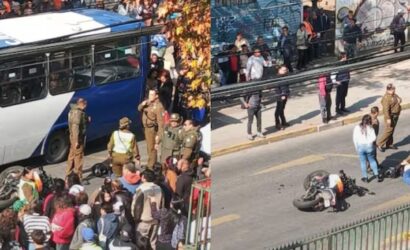 Carabineros dispara contra motochorros que intentaron huir y los amenazó con arma: un delincuente resultó lesionado