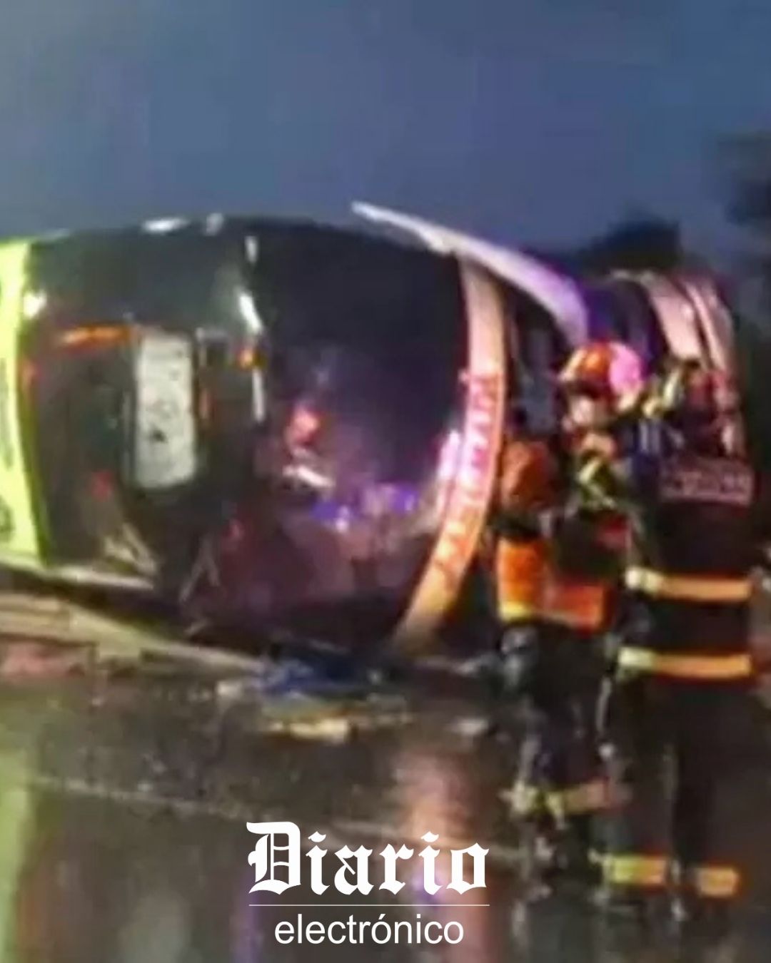 Al menos dos muertos deja grave accidente de bus en la Ruta 5 Sur a la ...