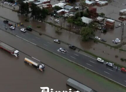 Grandes inundaciones en Argentina tras fuerte temporal