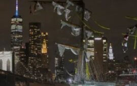 Un buque de la Marina mexicana choca contra el puente de Brooklyn y mueren 2 tripulantes