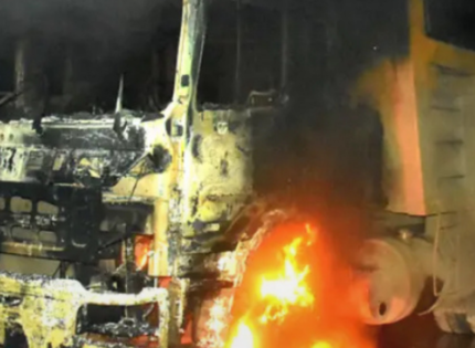 Ataque incendiario en Ercilla deja dos trabajadores heridos