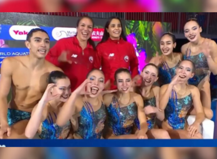 Equipo chileno de natación artística se posiciona entre los mejores en mundial
