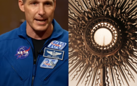 La historia del astronauta que llevó la Eucaristía al espacio