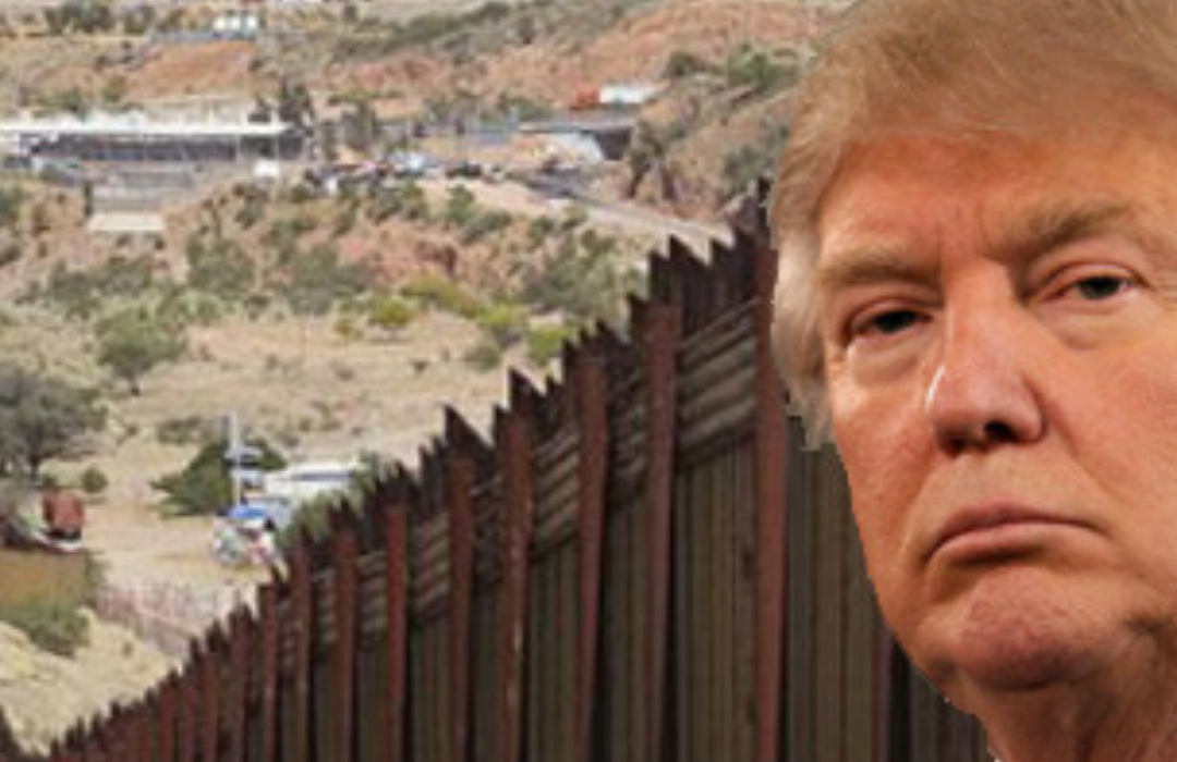 Trump manda a pintar de negro el muro que divide EEUU y México