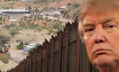 Trump manda a pintar de negro el muro que divide EEUU y México