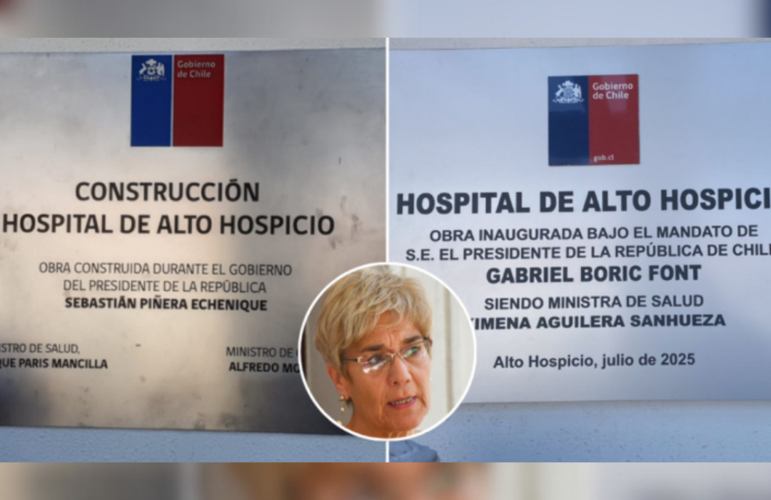 Senadora Ebensperger denuncia retiro de placa de Piñera en hospital por una placa de Boric