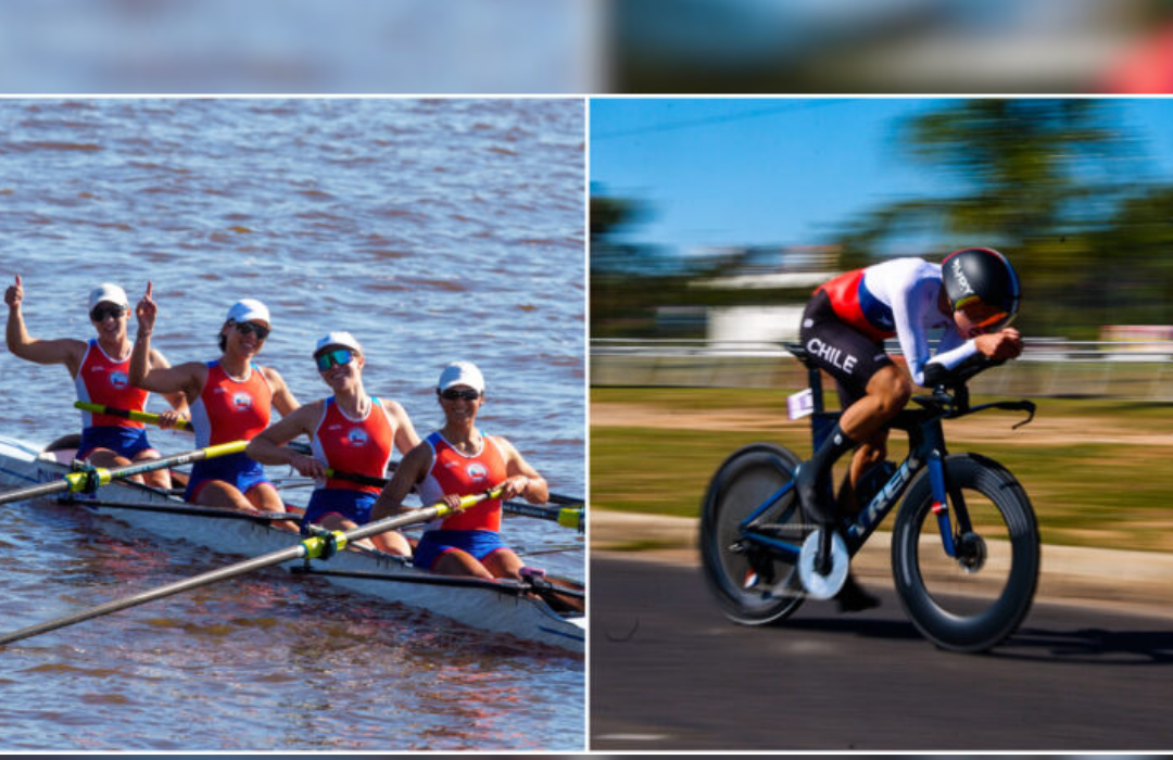 Juegos Panamericanos Junior: Team Chile cierra fructífero martes con medallas en remo y ciclismo