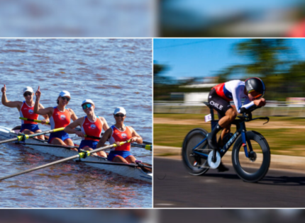 Juegos Panamericanos Junior: Team Chile cierra fructífero martes con medallas en remo y ciclismo