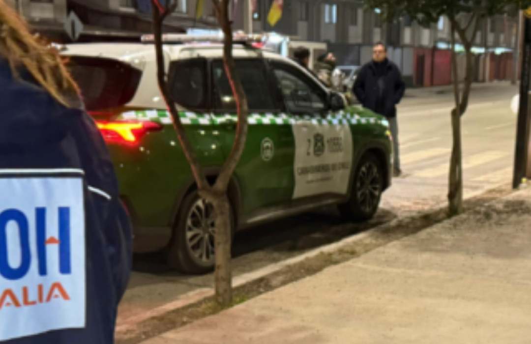 Hombre se encuentra en riesgo vital tras ser baleado en la vía pública en San Bernardo