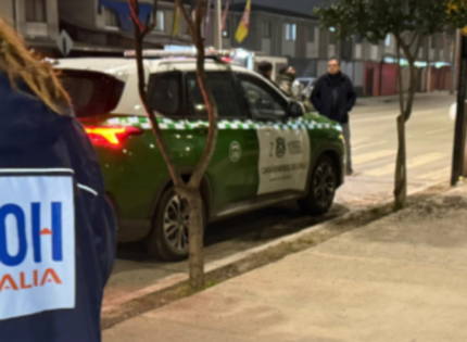 Hombre se encuentra en riesgo vital tras ser baleado en la vía pública en San Bernardo