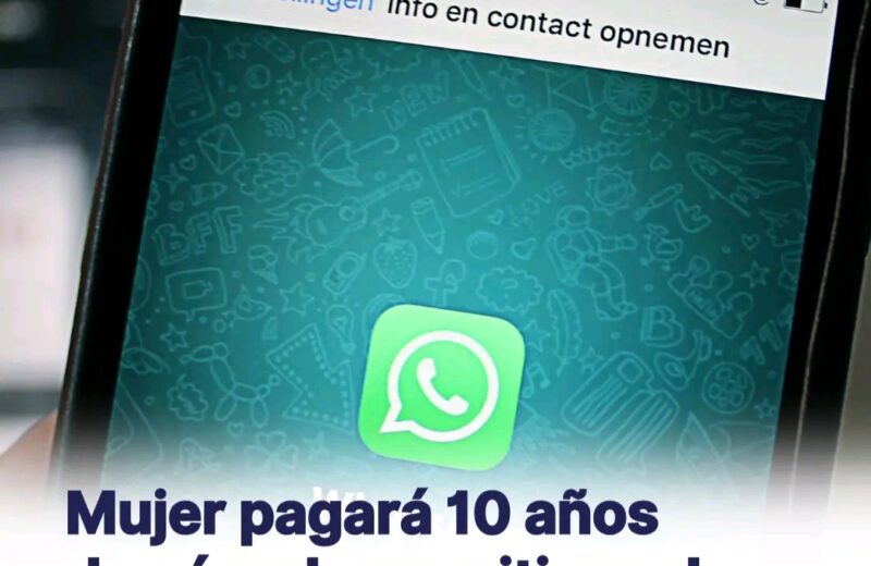 Venezolana condenada a 10 años de prisión por comentario privado en WhatsApp