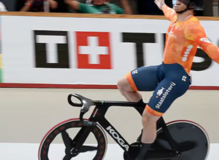 Harrie Lavreysen culmina su histórica faena en Santiago con su vigésimo oro en el cierre del Mundial de Ciclismo de Pista