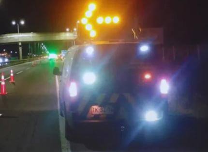 Tercera noche de disparos a vehículos en la Ruta 5 deja camión con impactos de bala