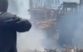 Queman 7 máquinas forestales en Cunco: es el cuarto ataque incendiario en 72 horas en La Araucanía