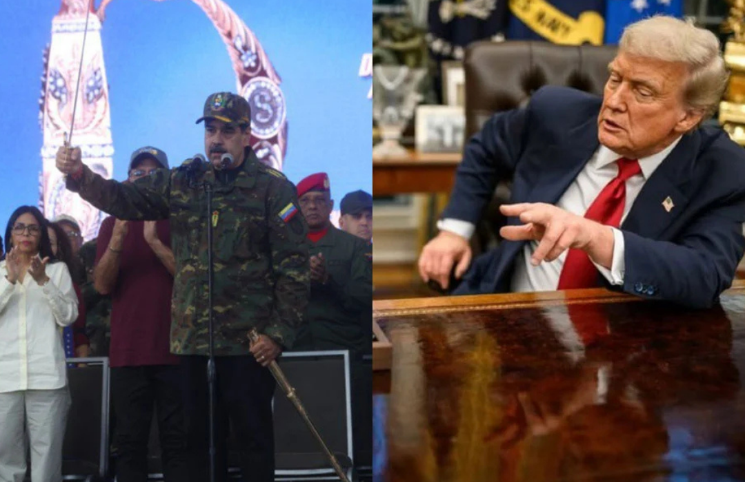 Sube la tensión en Venezuela: Trump dice que harán las cosas “por las buenas o las malas” y Maduro muestra espada