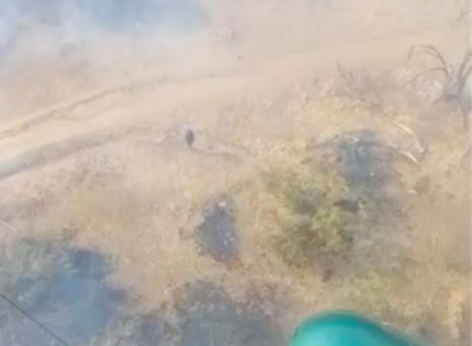 Rescate aéreo en San Carlos de Apoquindo: Carabineros salvan a mujer atrapada entre las llamas