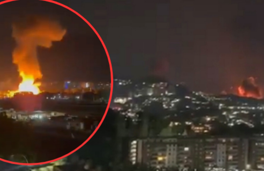 Explosiones en Caracas y aviones militares sobrevuelan Venezuela en medio de tensiones con EEUU