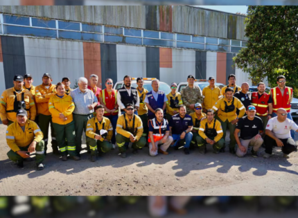 Brigadistas argentinos arriban a Ñuble para asistir el combate de los incendios