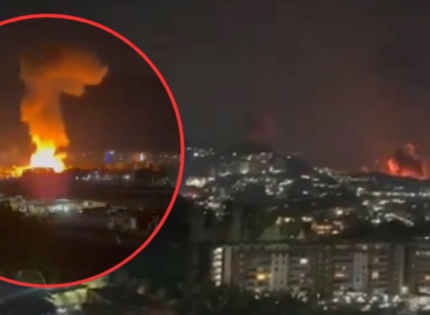 Explosiones en Caracas y aviones militares sobrevuelan Venezuela en medio de tensiones con EEUU