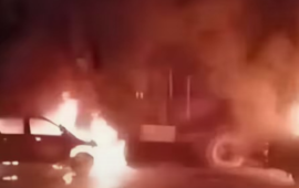 Nuevo ataque incendiario en La Araucanía deja cuatro máquinas forestales incendiadas