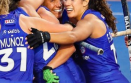 Las Diablas se estrenaron con goleada sobre Suiza en el Premundial de Hockey Césped de Santiago