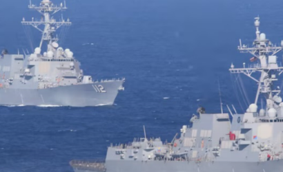 Dos buques de guerra de EEUU cruzaron el estrecho de Ormuz para iniciar la misión de desminado