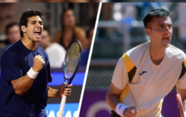 Cristian Garin y Tomás Barrios tuvieron estreno triunfal en la qualy de Roma