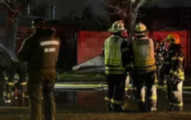 Mujer muere en incendio de casa en Chillán y su hija está grave debido a quemaduras