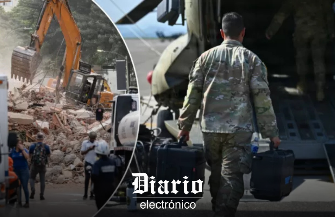 Comando Sur de EEUU despliega aviones y buques en Venezuela para la búsqueda y rescate tras terremotos