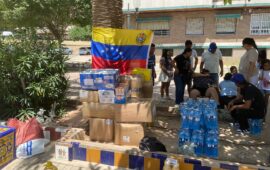 La solidaridad une a Jumilla: la comunidad venezolana lidera una emotiva recolección de ayuda para los afectados por el terremoto en Venezuela