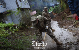 Temporal en el sur del país acumula 107 viviendas dañadas y 84 personas afectadas: lluvia volvería los próximos días