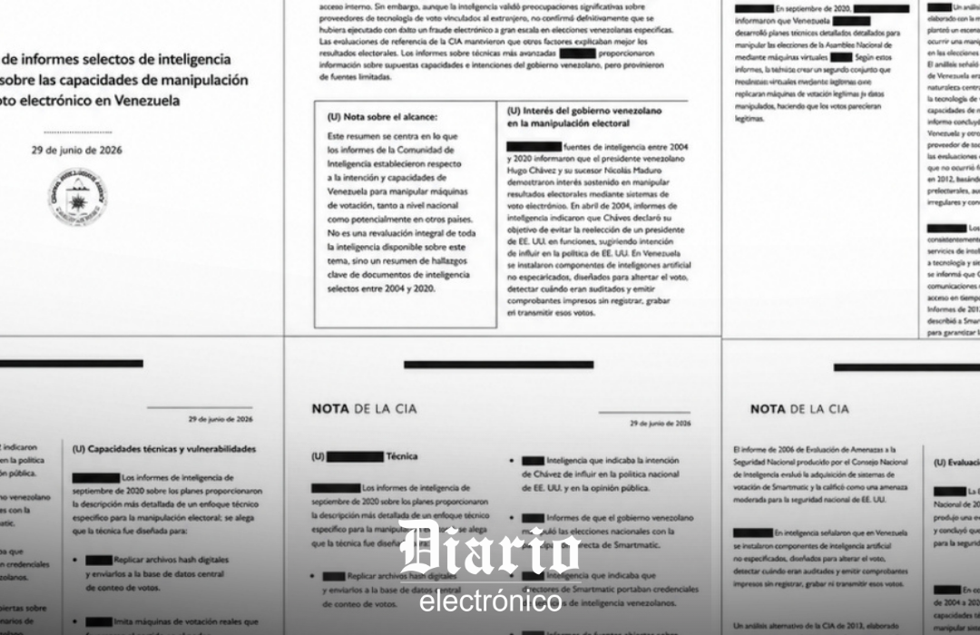 ¿Qué dicen los documentos desclasificados por Trump sobre el régimen de Maduro?