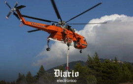 Dos muertos en colisión de helicópteros que combatían incendios en Grecia