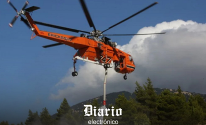 Dos muertos en colisión de helicópteros que combatían incendios en Grecia