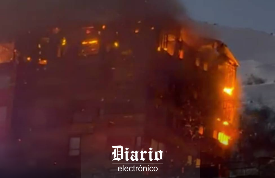Incendio afecta a Hotel Alto Nevados en las Termas de Chillán: estructura completa está comprometida