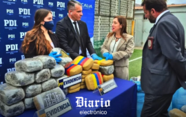 Antofagasta suma 64,9 toneladas de droga incautada en 2026: 218 kilos por día, 9 kilos por hora